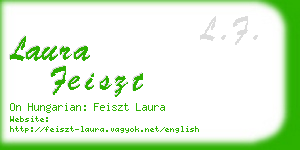 laura feiszt business card
